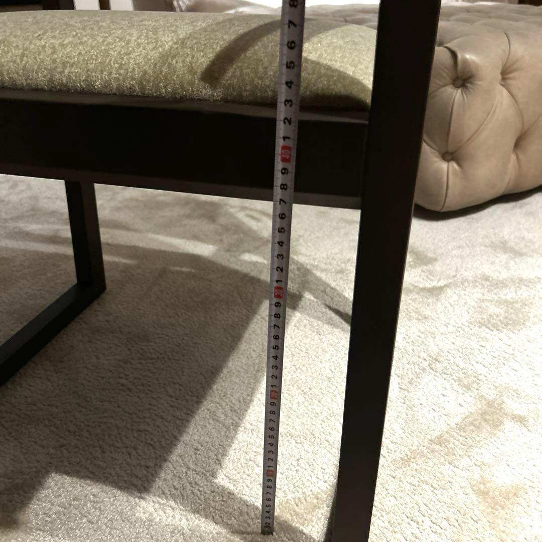 【新古品】AD CORE モダンアームチェア ブラウン 布張り MD-103A