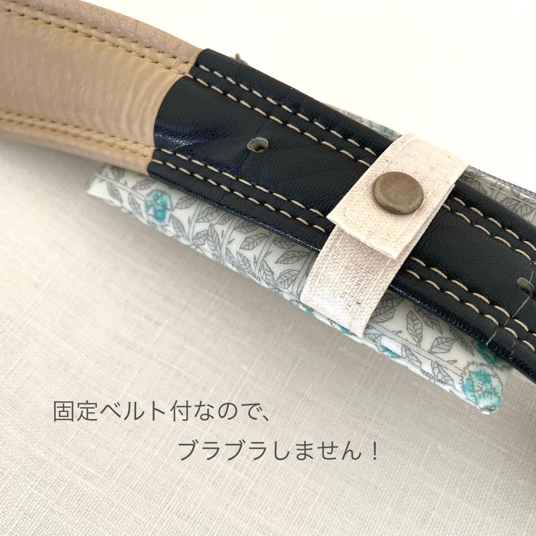 シンプル合皮 リール式キーケース〈ネイビー〉