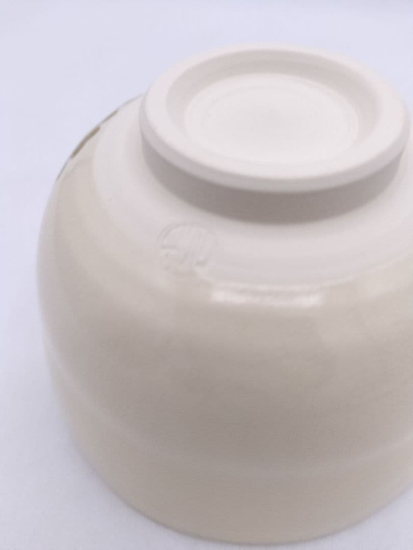 c869【新品・未使用】茶碗 色絵 枝垂桜 中村能久 木箱 茶道具