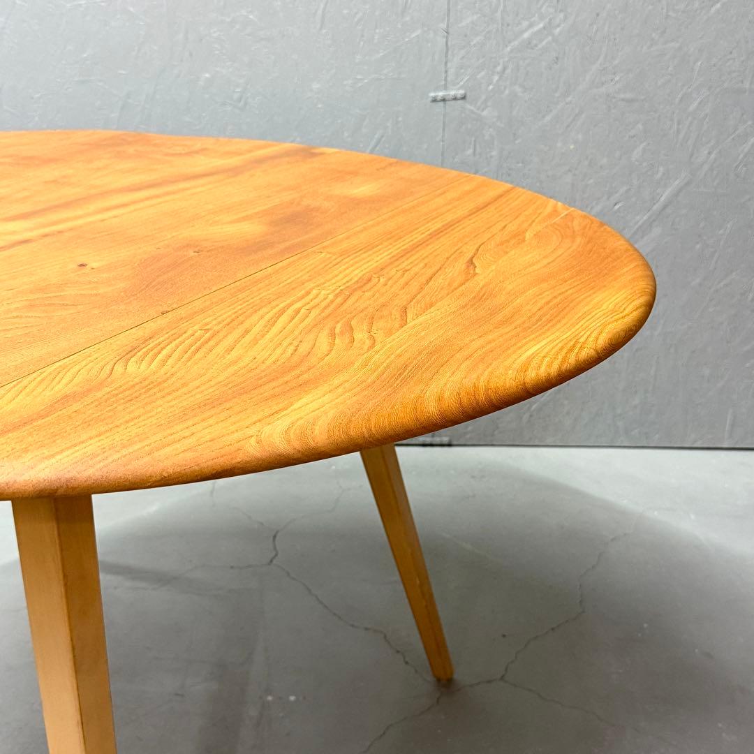 ERCOL(アーコール) /ドロップリーフ ラウンドテーブル (402)