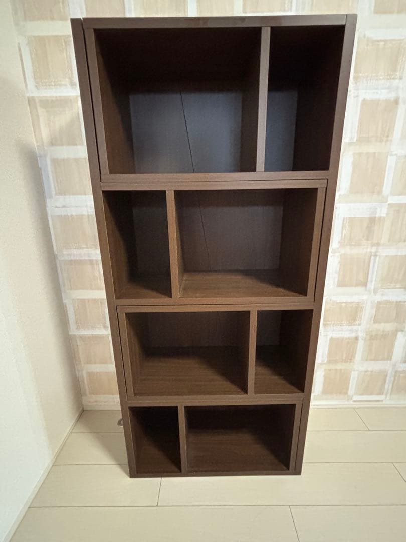 最終値下げ‼️ダークブラウンオープンシェルフ