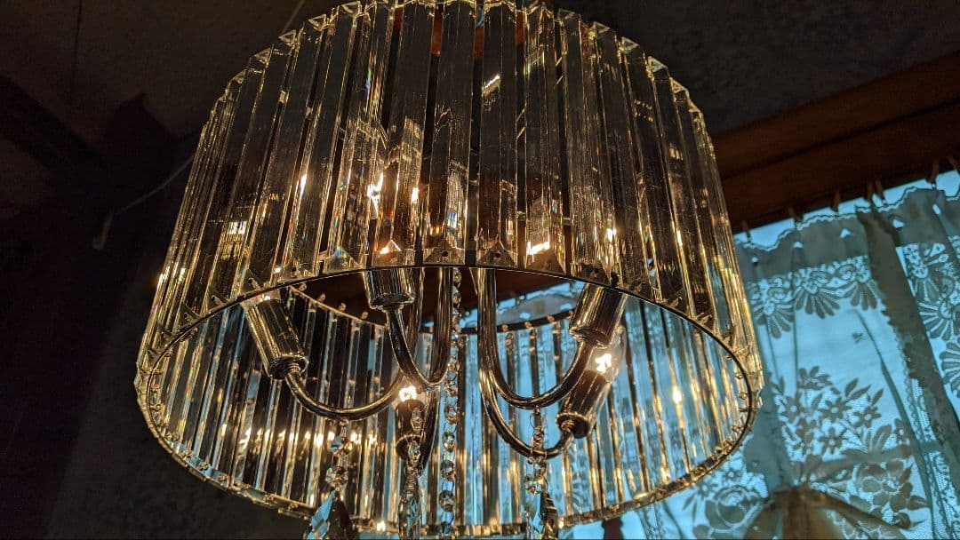 高級店仕様 円形型 豪華なシャンデリア クリスタルガラス シーリングランプ
