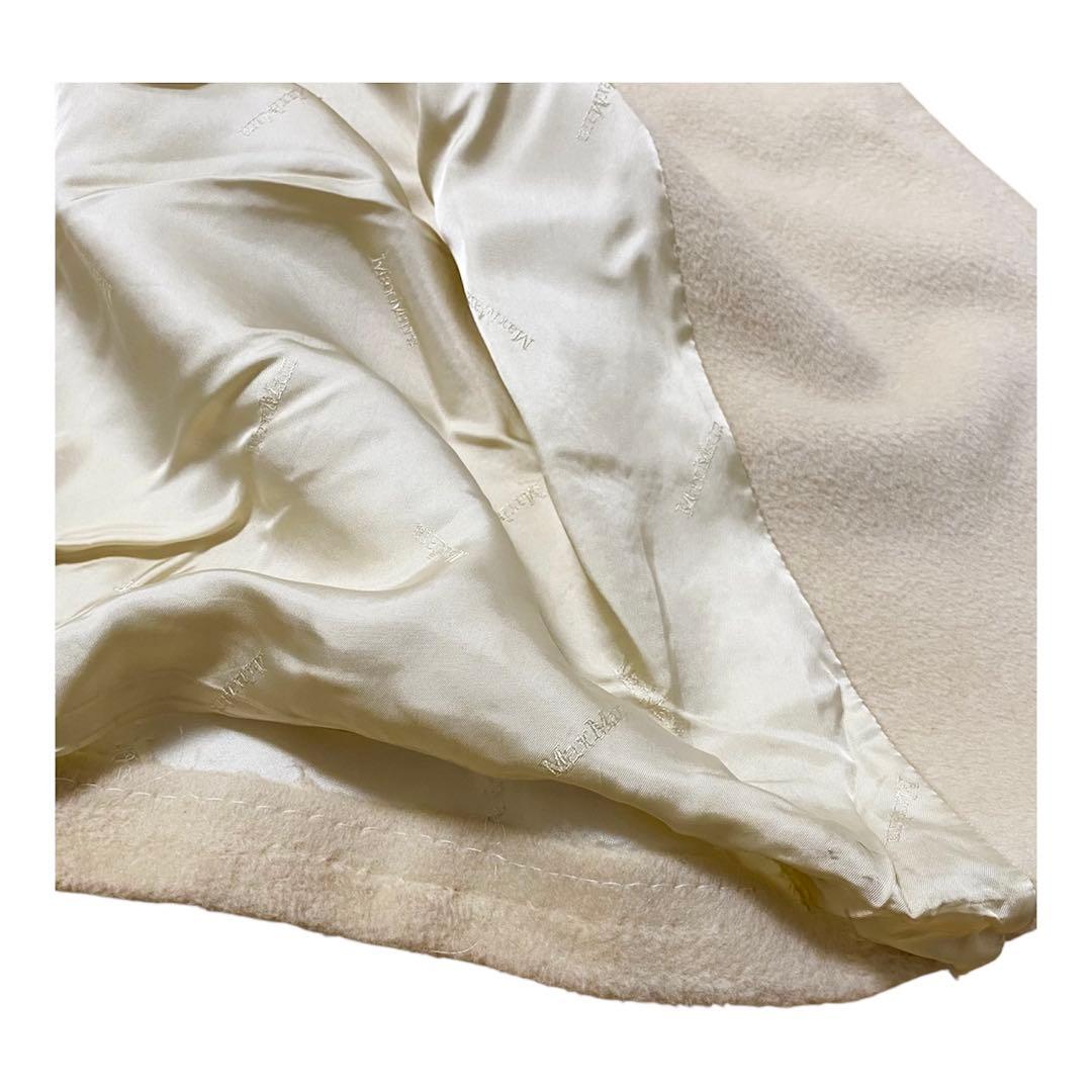 最高級 白タグ Max Mara カシミヤ混 ロングコート 羽織り　ウール　40