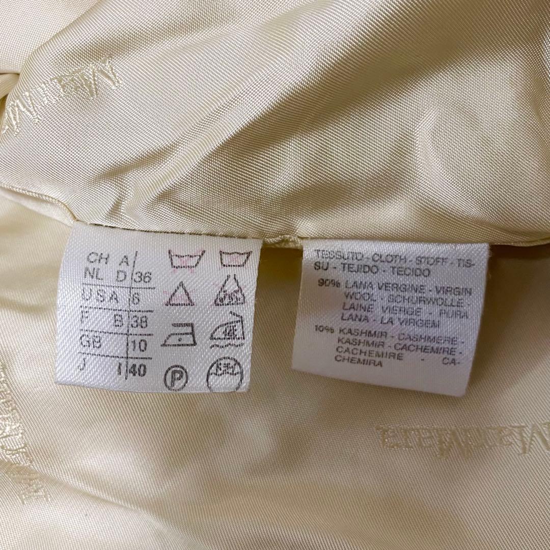 最高級 白タグ Max Mara カシミヤ混 ロングコート 羽織り　ウール　40