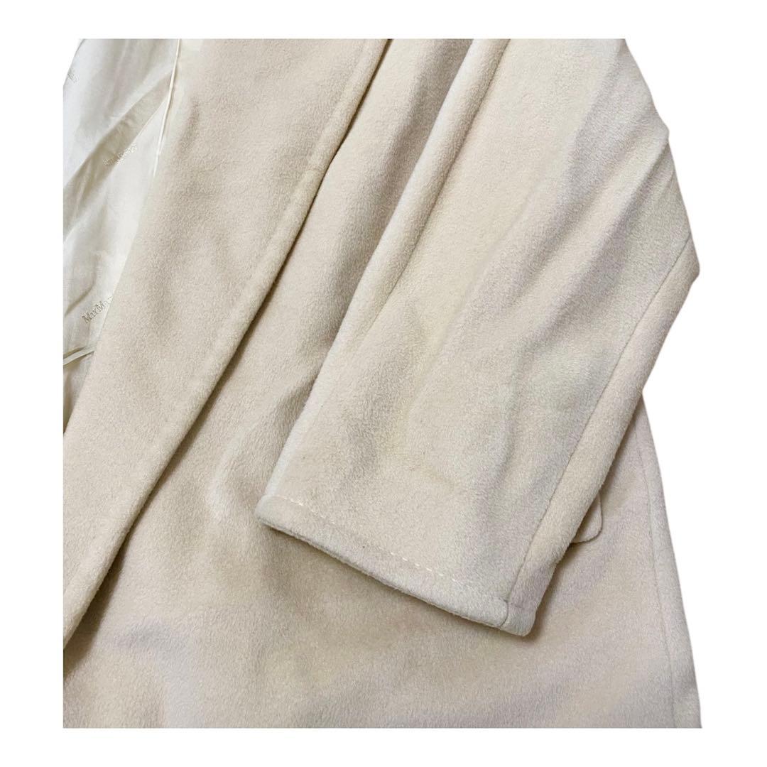 最高級 白タグ Max Mara カシミヤ混 ロングコート 羽織り　ウール　40