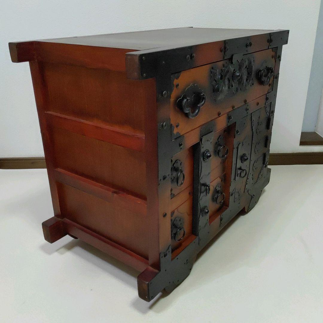 民芸調家具 和箪笥 からくり箪笥 インテリア 昭和レトロ 和 アンティーク ②