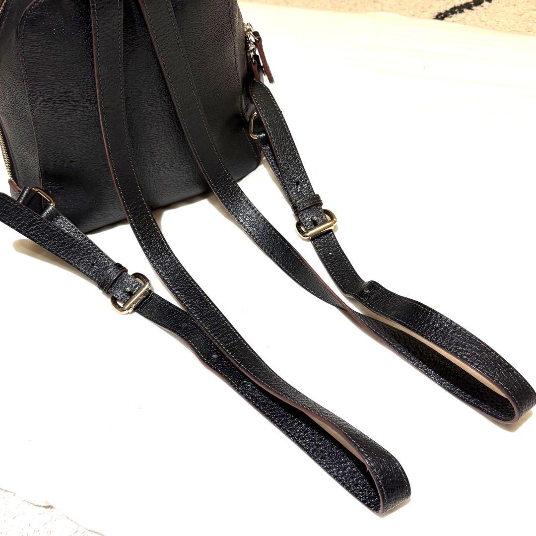 【美品】ヴィヴィアンウエストウッド ミニリュック EXECUTIVE レザー 黒