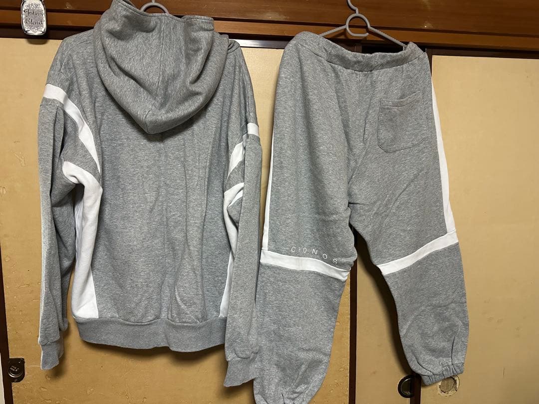 CRONOS 上下セット Lサイズ グレー　セットアップ　スウェット