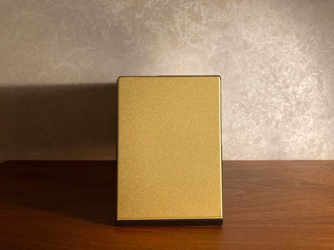 田村電機　光デジタル時計　ルミタイム Lumitime KT-209 ゴールド