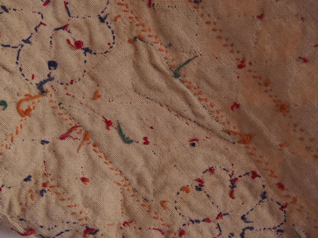 グジャラート州 ミラーワーク刺繍布