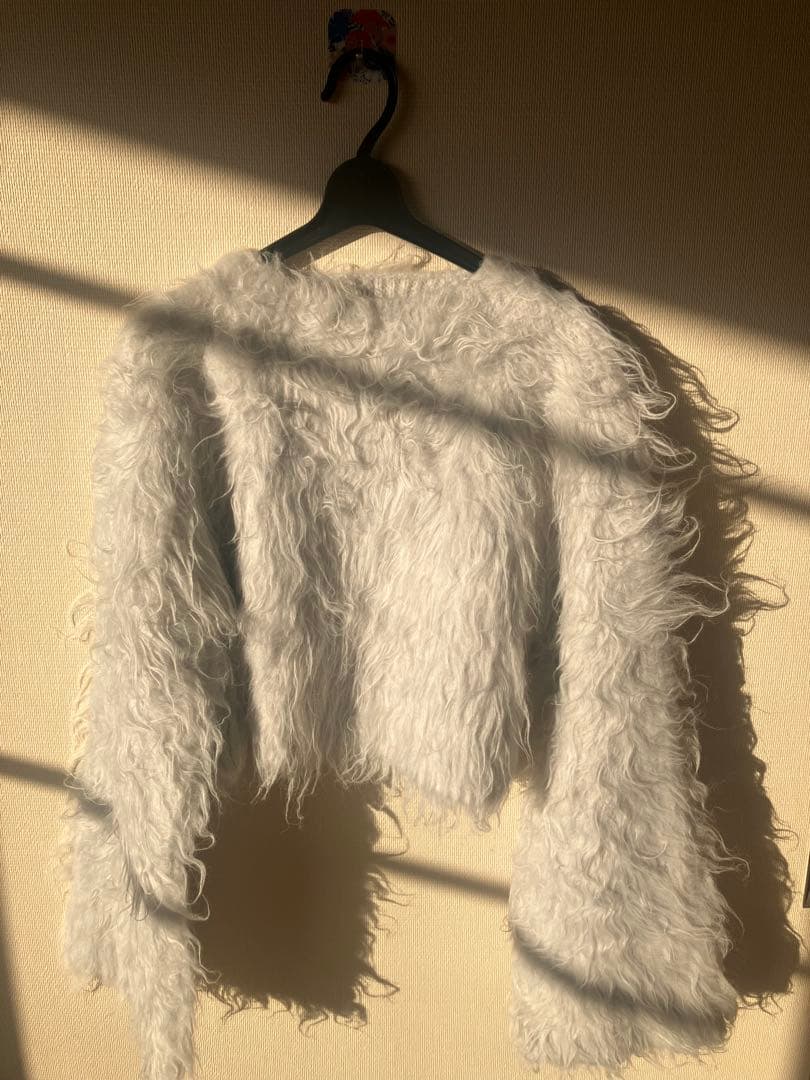 試着のみ　アルアバイル　ミンクファーボトルネックプルオーバー