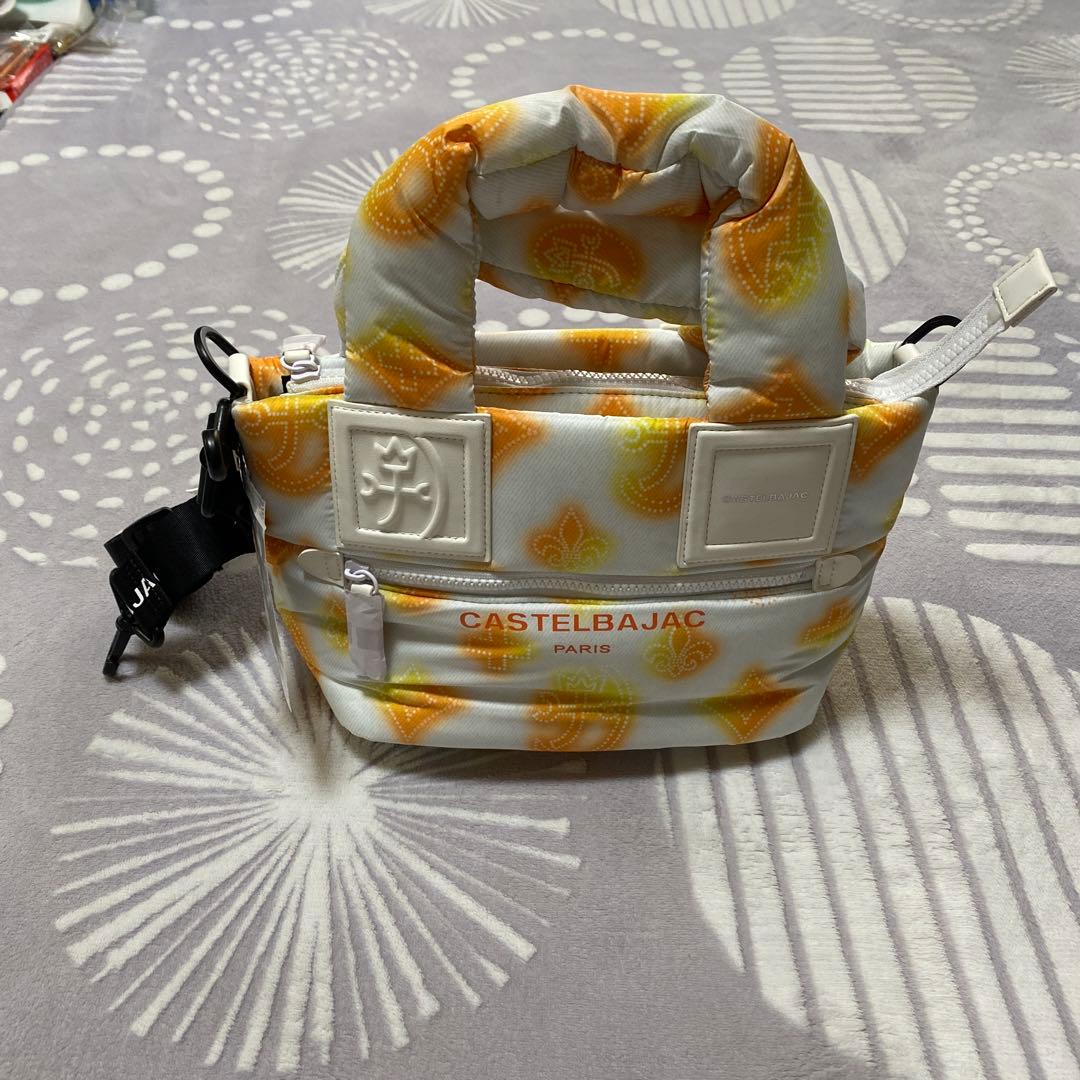 CASTELBAJAC トートバッグ 098721 オレンジ チーくん品