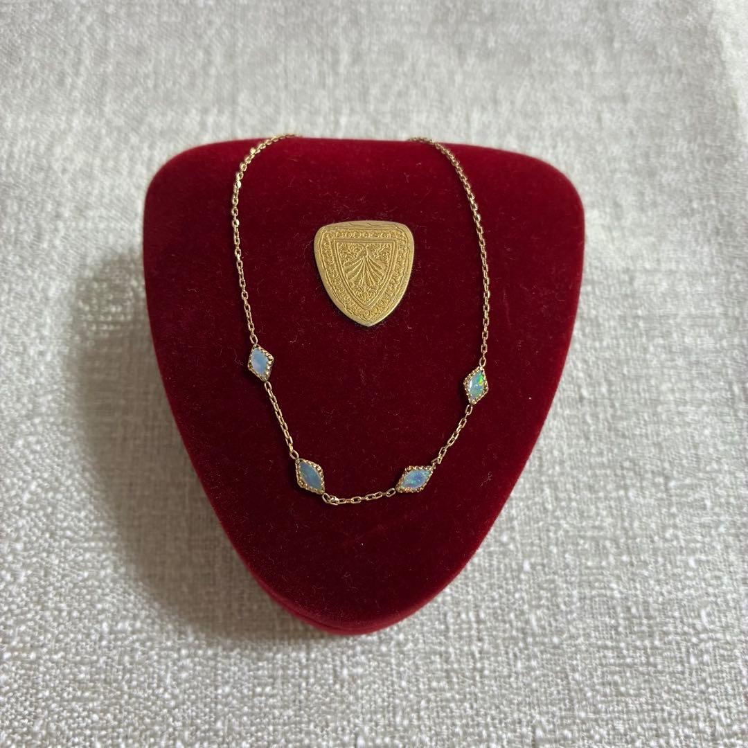 agete K10 ブレスレット ケース付き 販売証明書付き