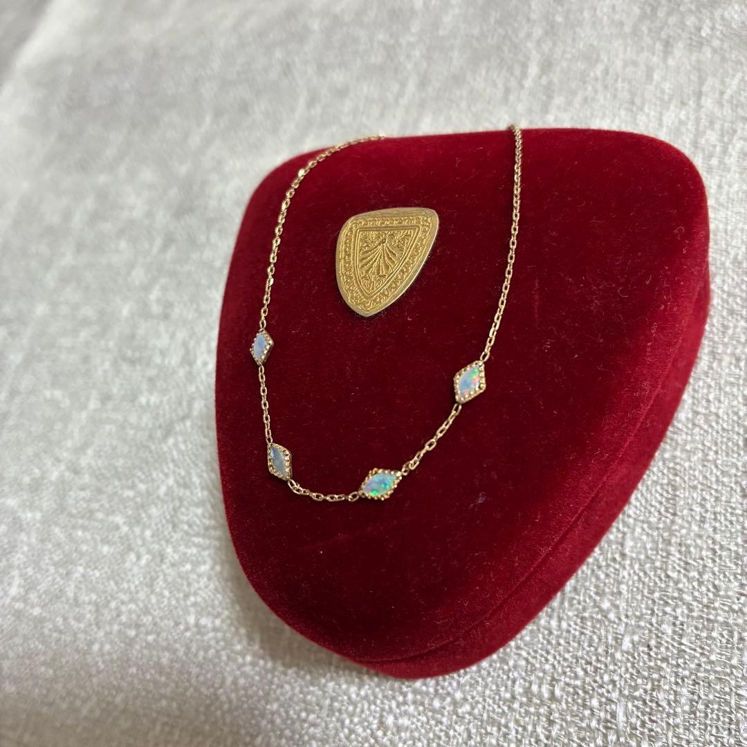 agete K10 ブレスレット ケース付き 販売証明書付き