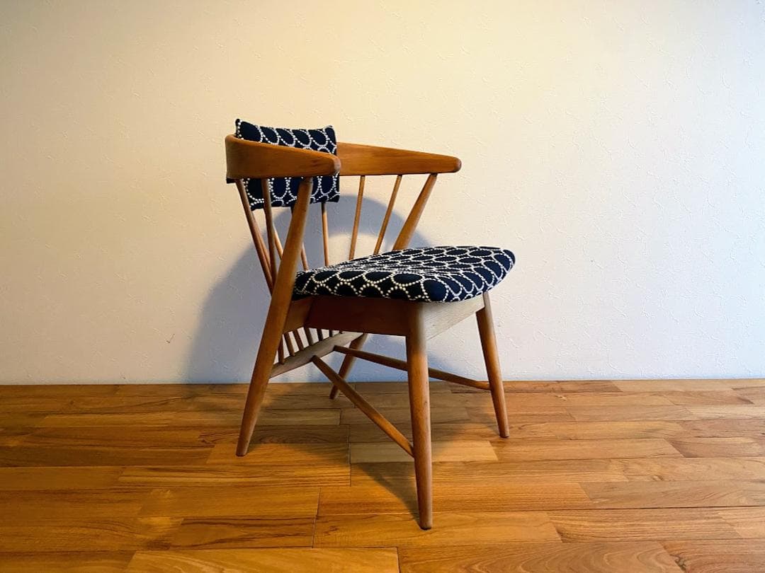 ヴィンテージ 飛騨産業キツツキシリーズ ローガンチェア 仕上済①