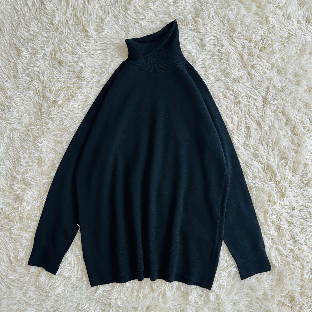 【極美品✨】ドゥーズィエムクラス　capriタートルネックプルオーバー　ブラック