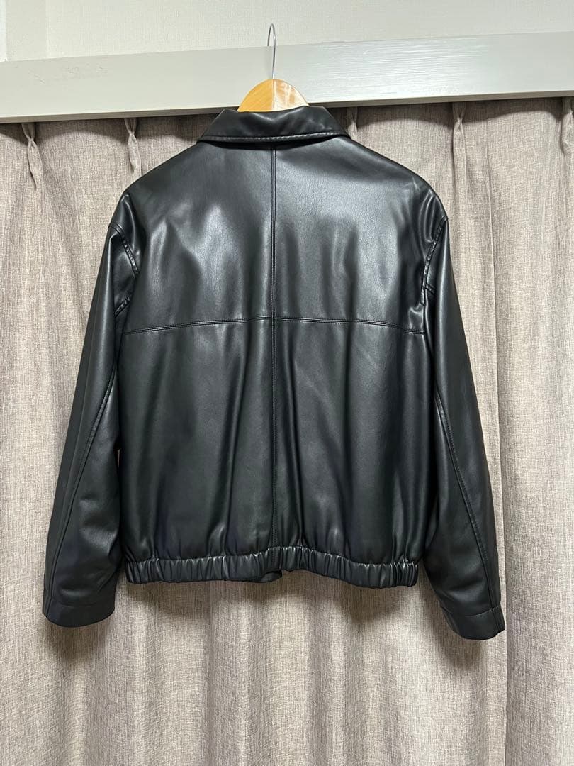 【美品】フレームワーク フェイクレザーフライトジャケット