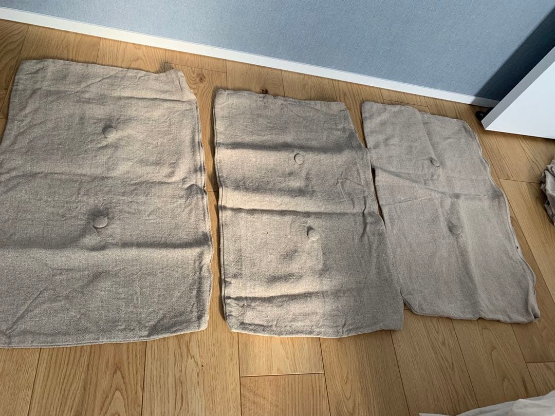 リセノ　culum unit sofa カバー　リネン　ベージュ receno