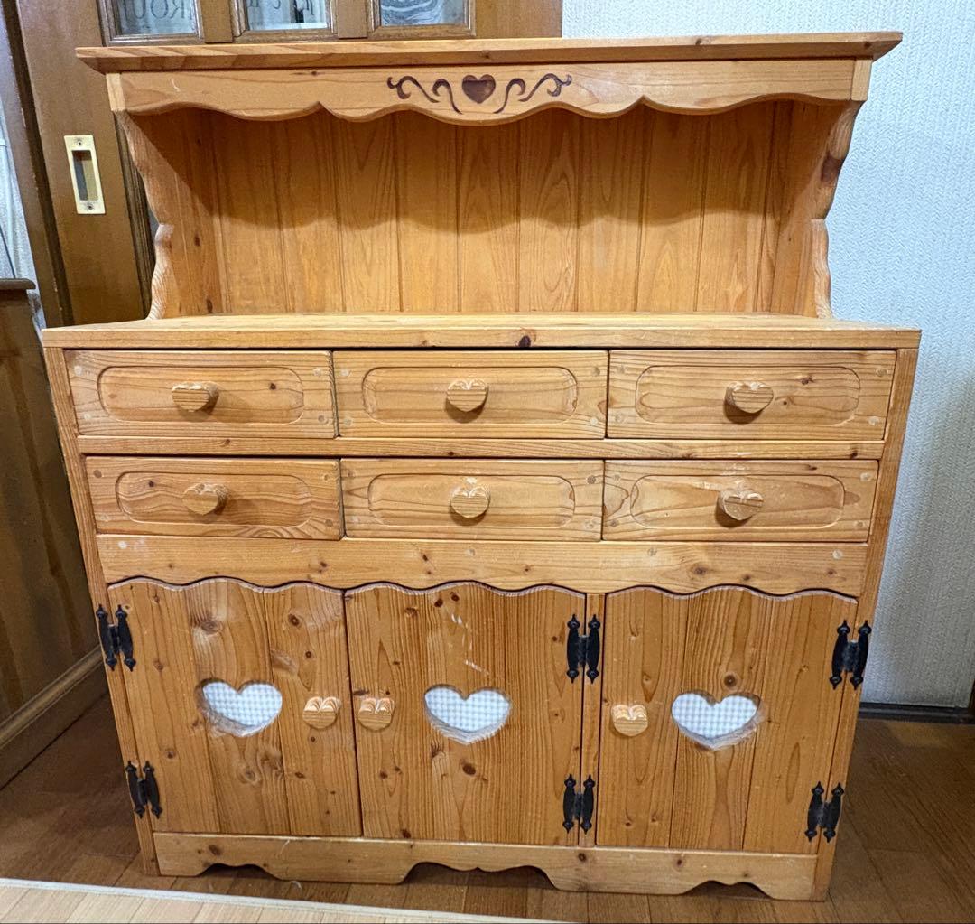 カントリー家具　シェルフ　ハート