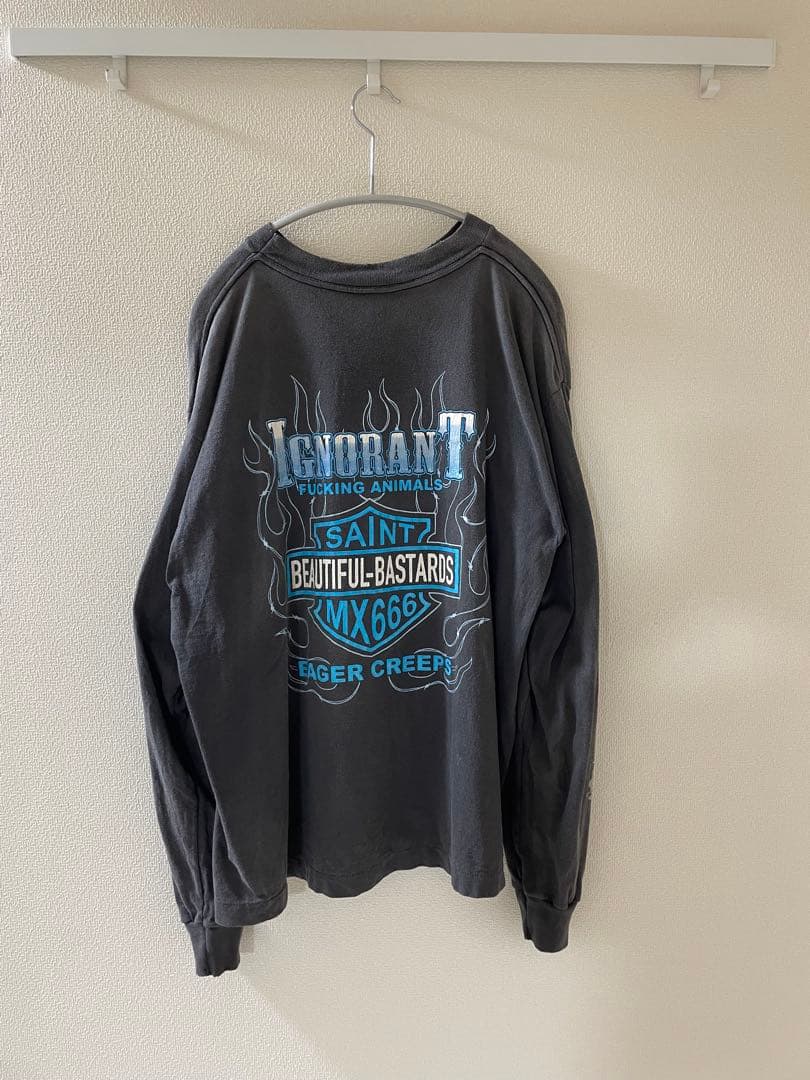 SAINT Mxxxxxx LS/TEE BTFL BASTARS Sサイズ