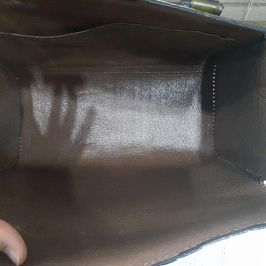 本革　ハンドメイド　ハンドバッグ