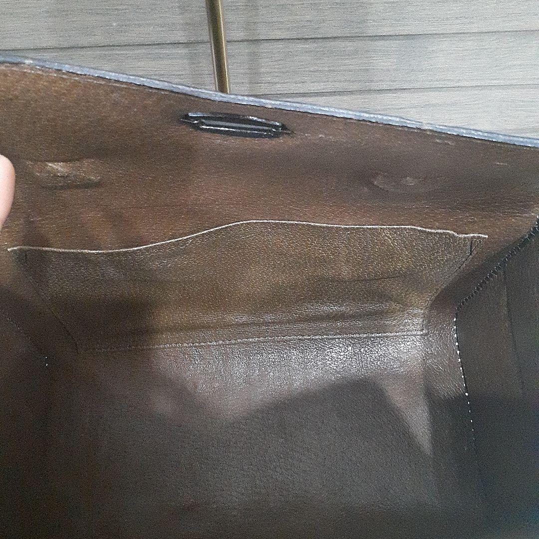 本革　ハンドメイド　ハンドバッグ