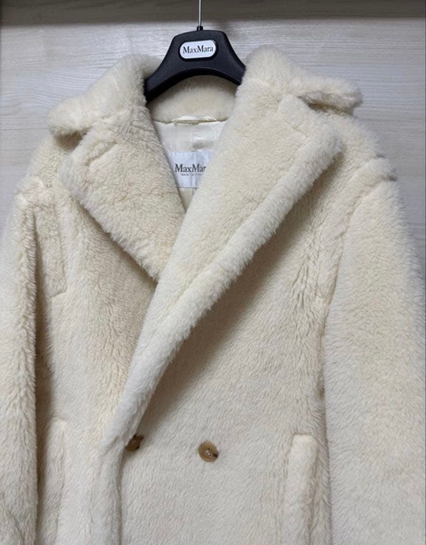 Max Mara【マックスマーラー】テディコート ホワイト XS