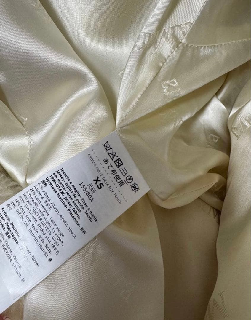 Max Mara【マックスマーラー】テディコート ホワイト XS