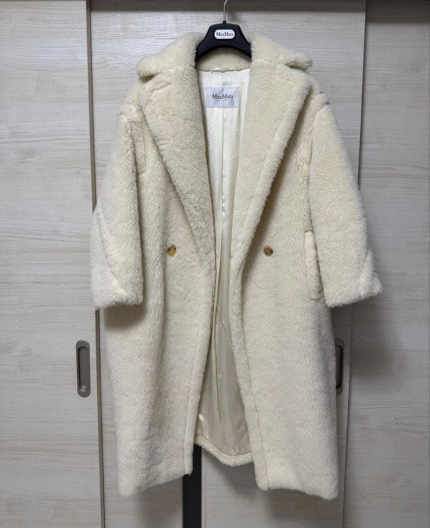 Max Mara【マックスマーラー】テディコート ホワイト XS