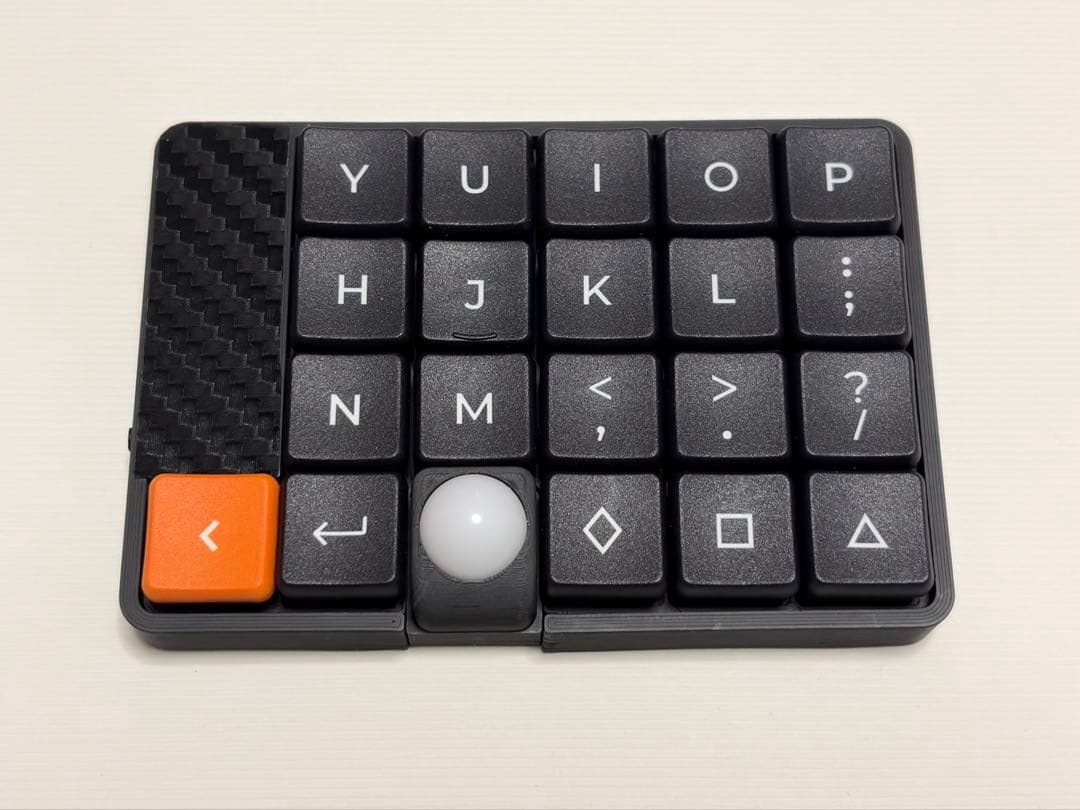 LisM - 1Uモジュール式 無線分割キーボード