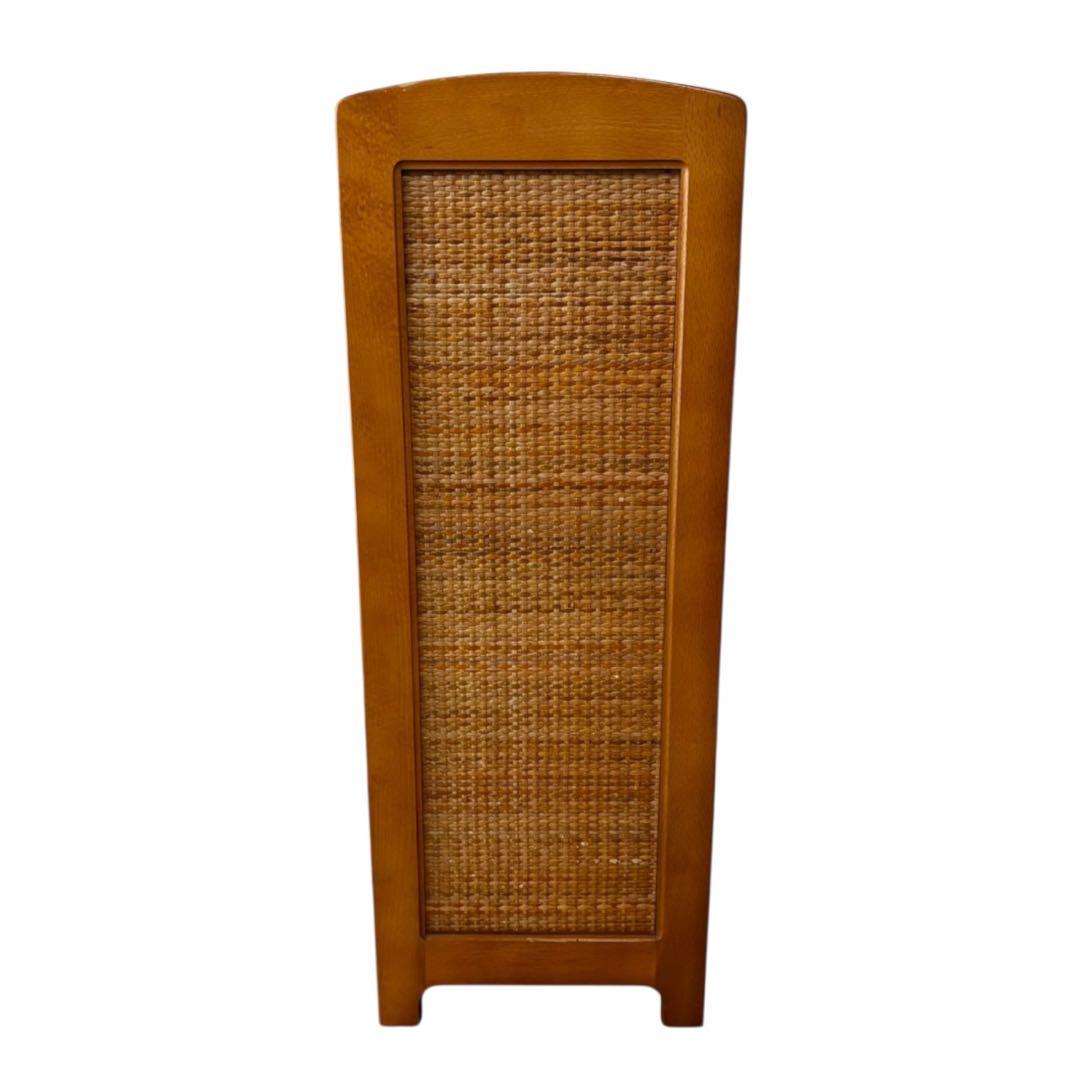 【karimoku／カリモク】 ラタン 5段 シューズラック・スリッパラック