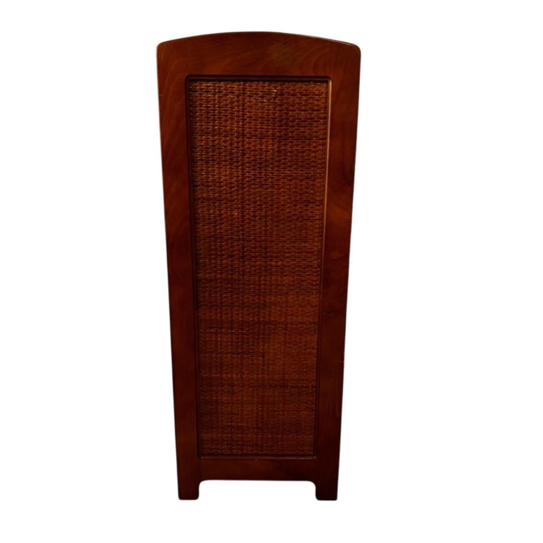 【karimoku／カリモク】 ラタン 5段 シューズラック・スリッパラック