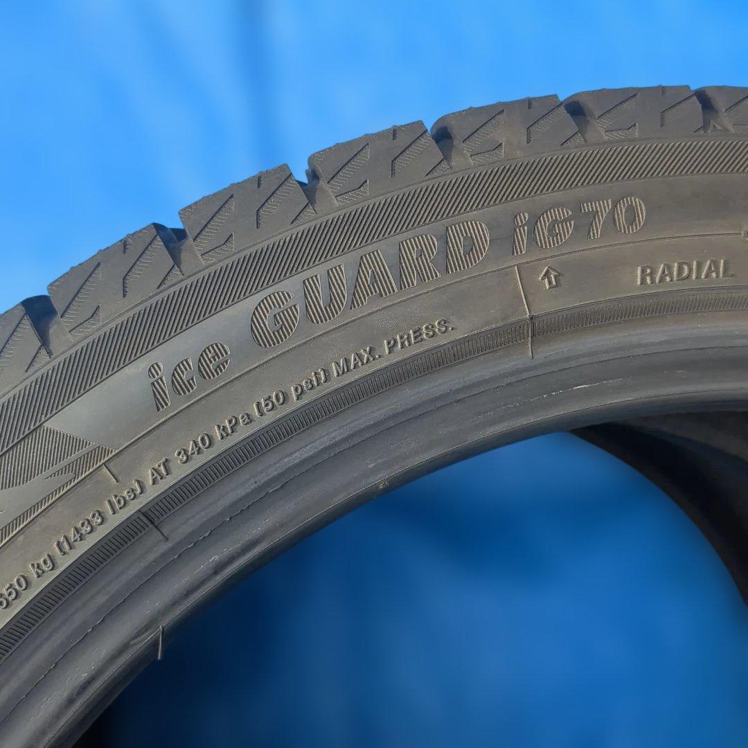 ① 215/45R18 ヨコハマiG70 バリ溝 2本 送料込み