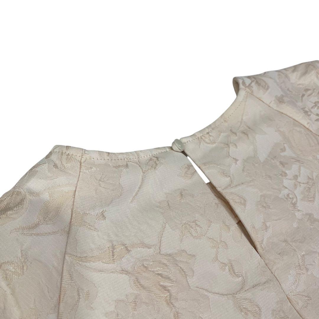 OHGA FLOWER BLOUSE ピンク ブラウス ジャガード