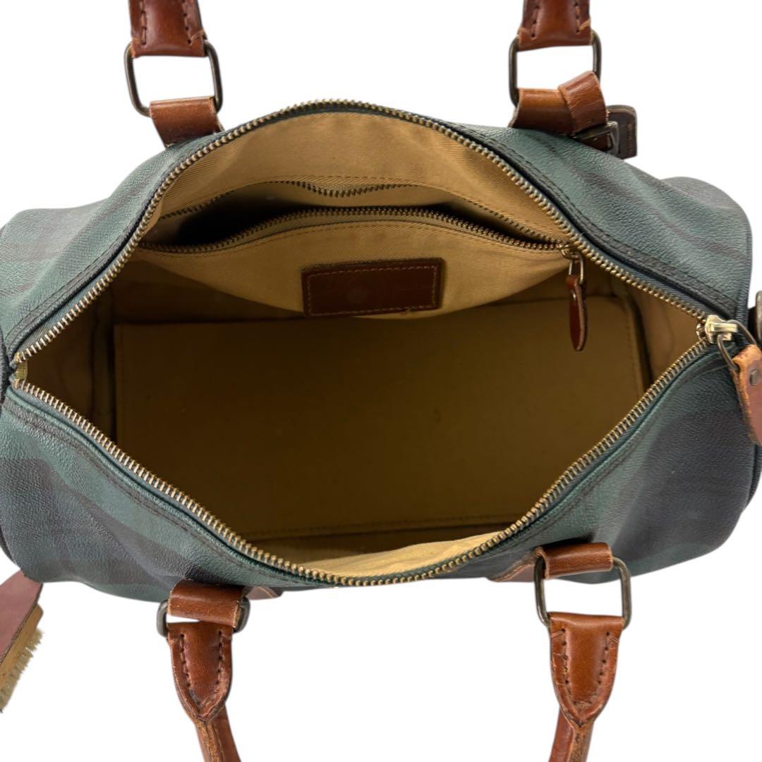 美品 ポロ ラルフローレン 2way ボストンバッグ グリーン 旅行 877