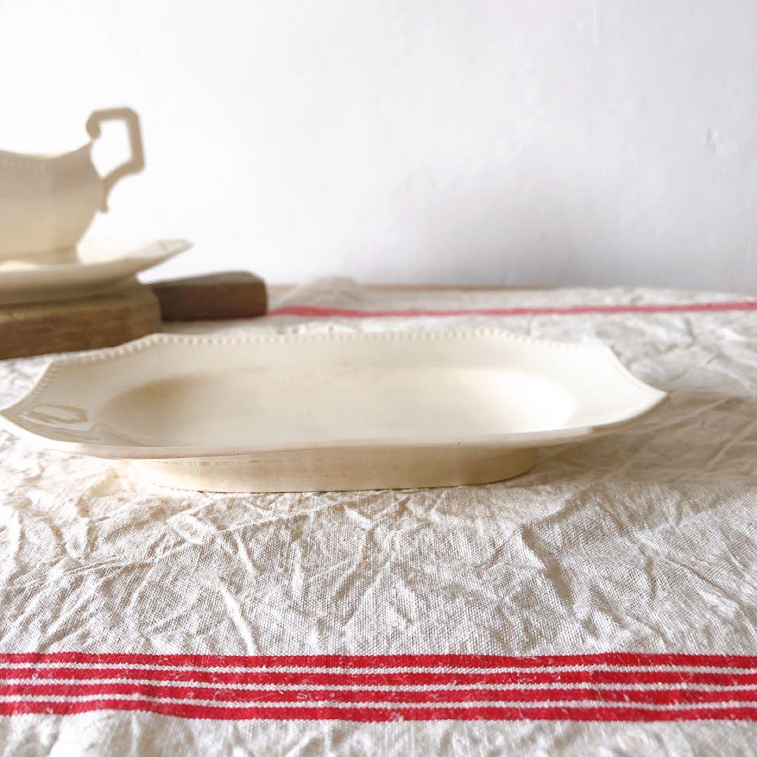 サルグミンヌ オクトゴナルラヴィエ フランスアンティーク食器 アンティーク食器