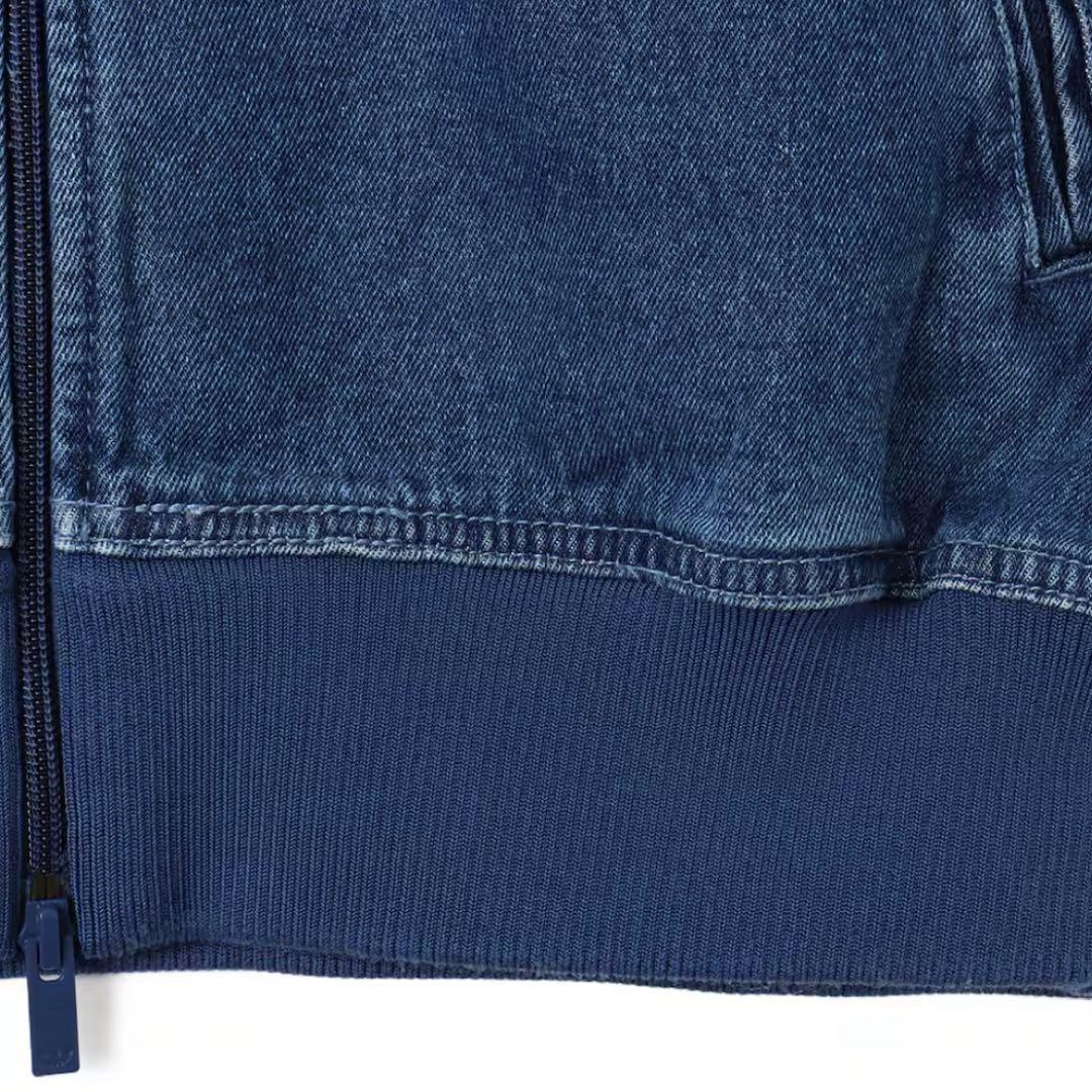 新品2XL⭐️adidasアディカラー デニム ファイヤーバード トラックトップ青