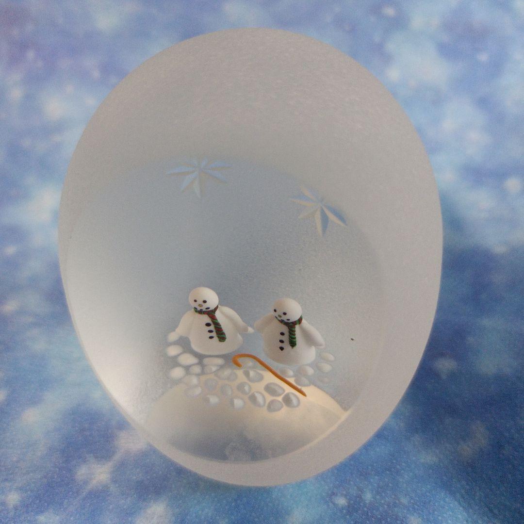 パースシャー・ペーパーウェイト　Christmas1997 スノーマン