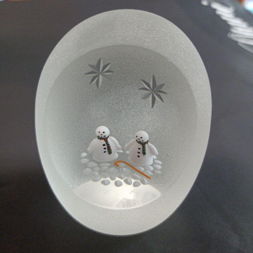 パースシャー・ペーパーウェイト　Christmas1997 スノーマン