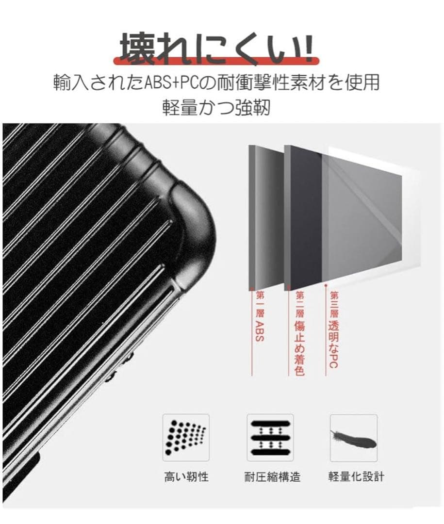 新品bimiti スーツケース キャリーバッグ 大容量115L10~15泊対応