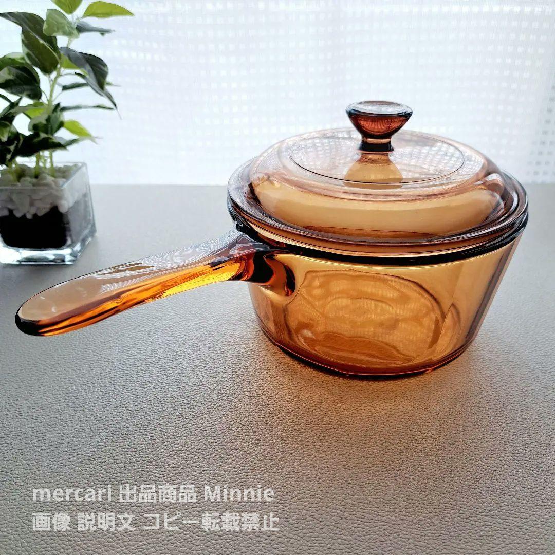 コーニング フランス★超耐熱ガラス★キャセロール&ソースパンセット★未使用