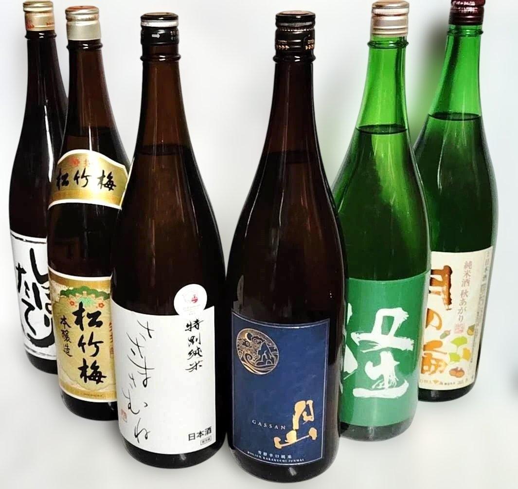 日本酒1800ml×6本セットF