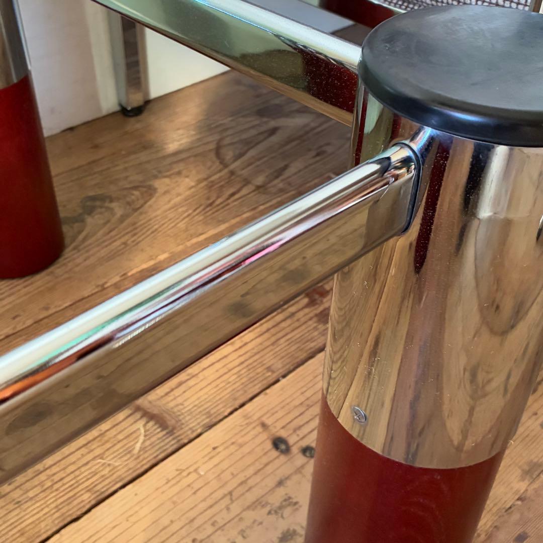 ヴィンテージ ガラステーブル ミッドセンチュリー スペースエイジ