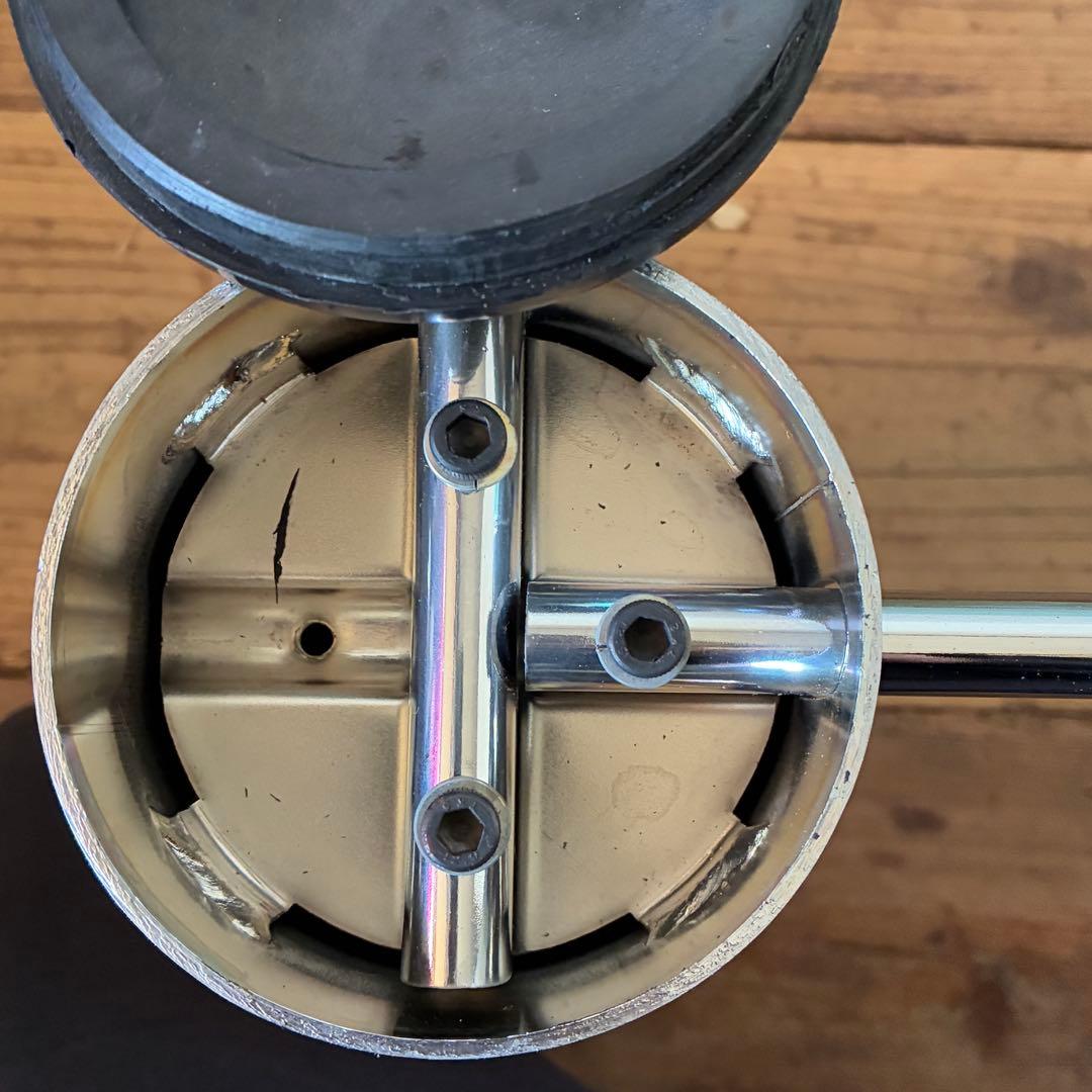 ヴィンテージ ガラステーブル ミッドセンチュリー スペースエイジ