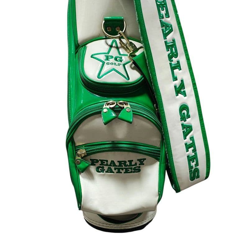 PEARLY GATES パーリーゲイツ キャディバッグ グリーン/ホワイト