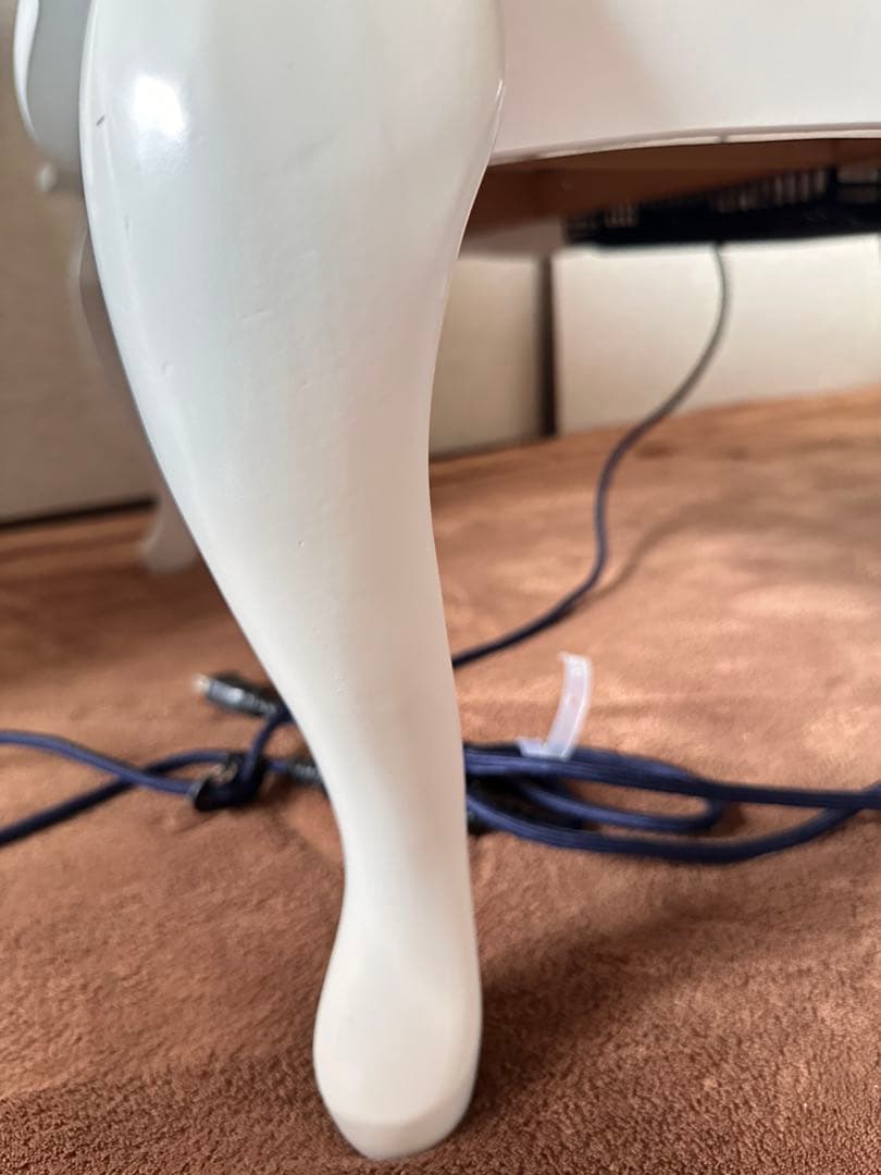 ホワイト電気こたつ 引き出し付き