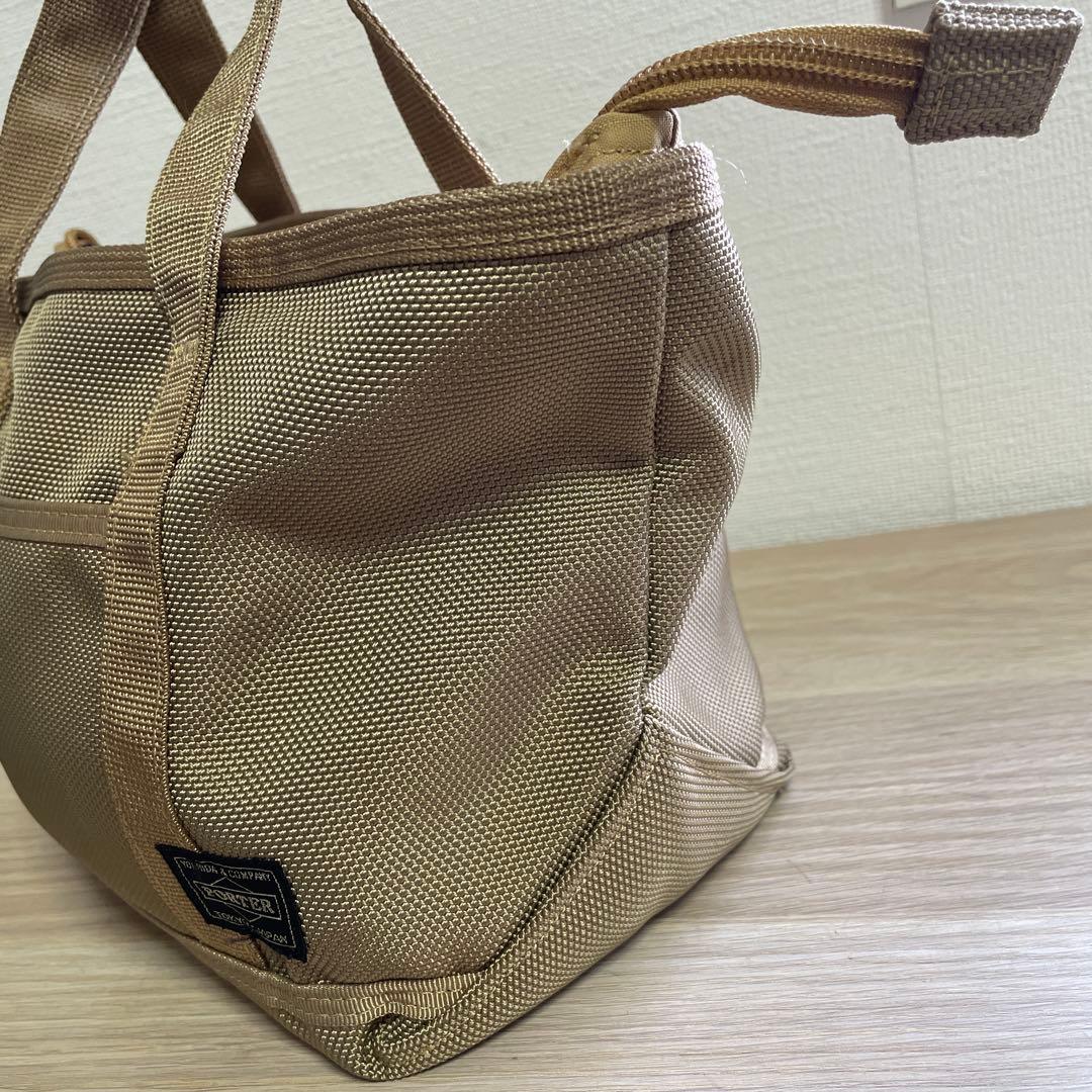 美品　ヘッドポーター　トートバッグ　ベージュ　キャンバス