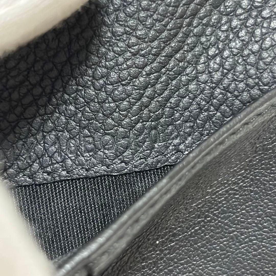 499✨極美品✨Dior ディオール 二つ折り財布 グラビティ レザー ブラック