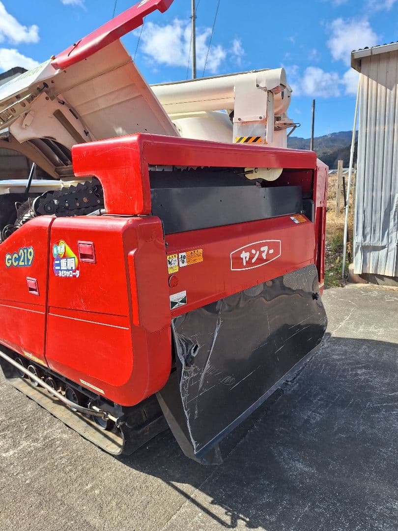 コンバイン2条刈　ヤンマー　GC219　使用時間168h　　良品