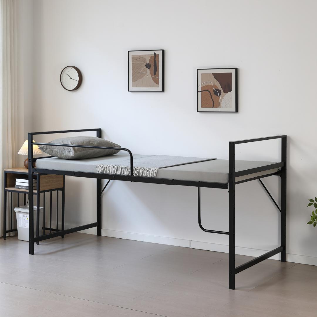 【高さ110cm】ロフトベッド パイプベッド シングル一人暮らし スチール 耐震